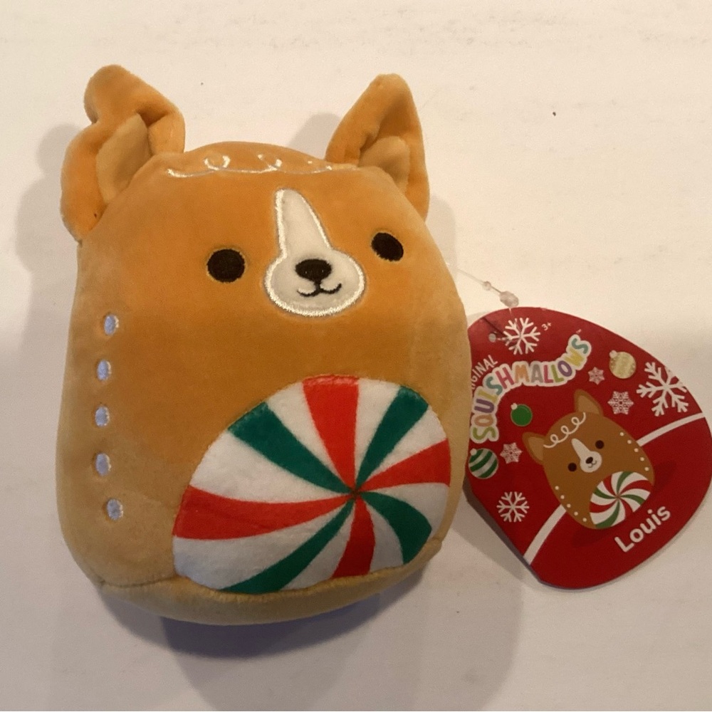 Squishmallows Tan and White Stuffed Animal